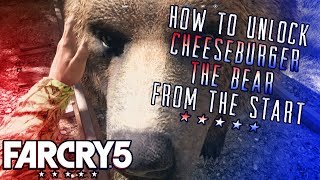 Far Cry 5: How To Unlock Cheeseburger The Bear At The Start