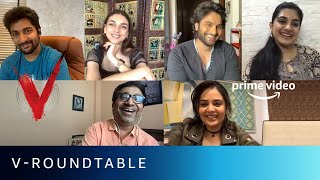 V - Roundtable | Nani, Sudheer Babu Posani, Nivetha Thomas, Aditi Rao Hydari | Amazon Prime Video video