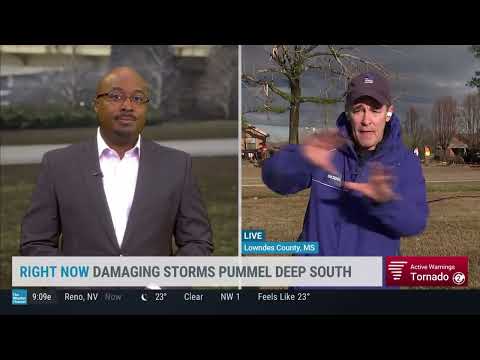 Mike Seidel TWC Steens, MS Tornado Aftermath 11-30-2022