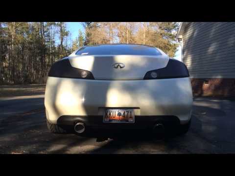 G35 Spec-D Exhaust Before and After