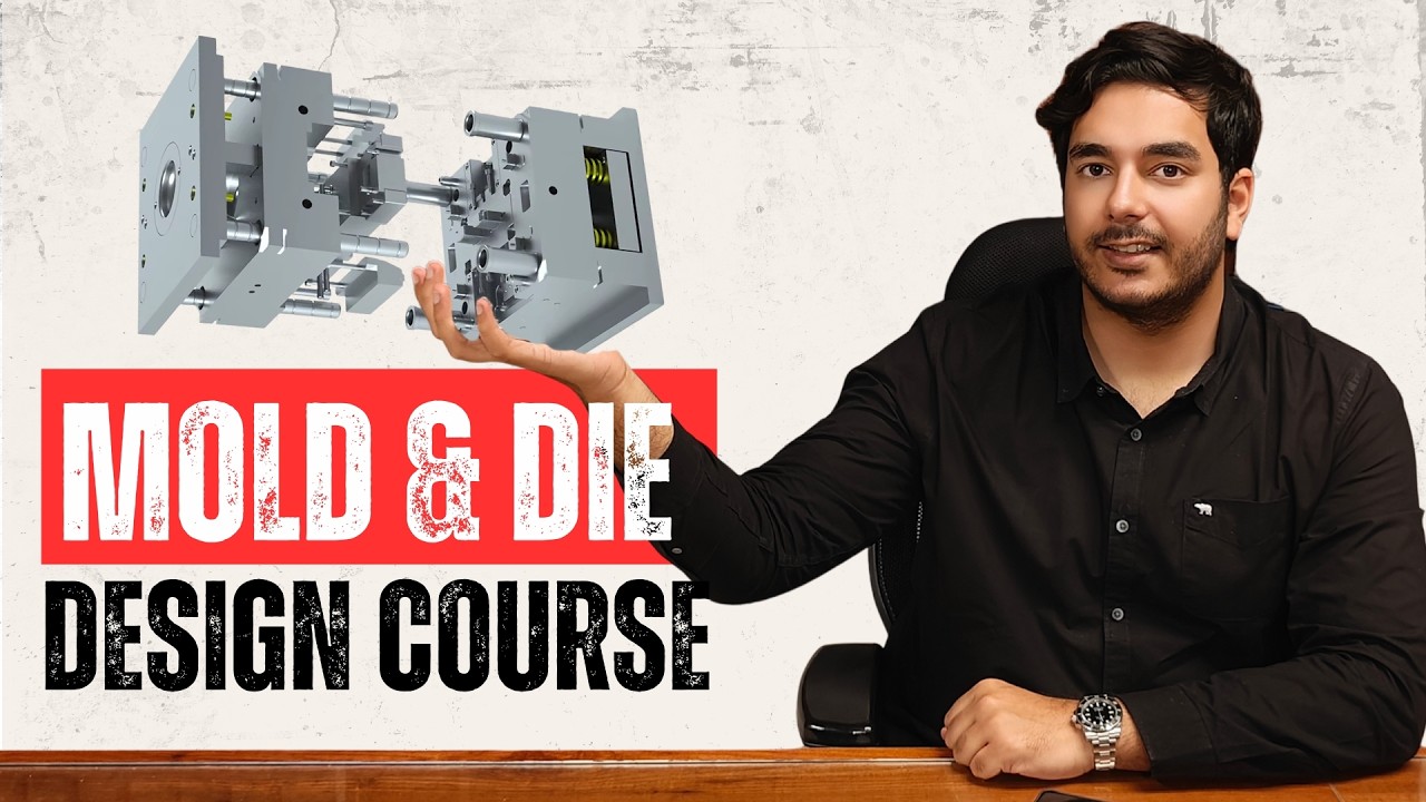 Most Advanced CAD Course - Plastic Mold Design & Sheet Metal Die Design | RVM CAD