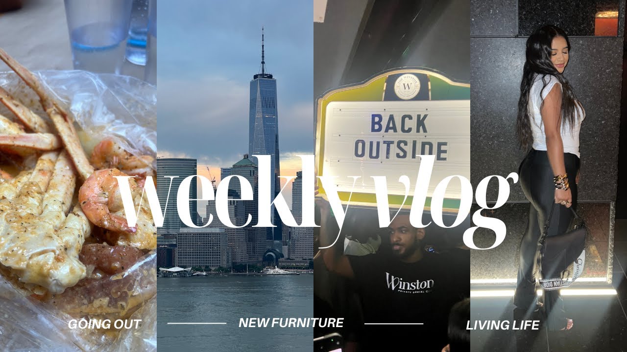 WEEKY VLOG | SUNDAY FUNDAY IN JERSEY CITY, NEW FURNITURE, GOING CLUBBING, LIVING MY BEST LIFE + MORE