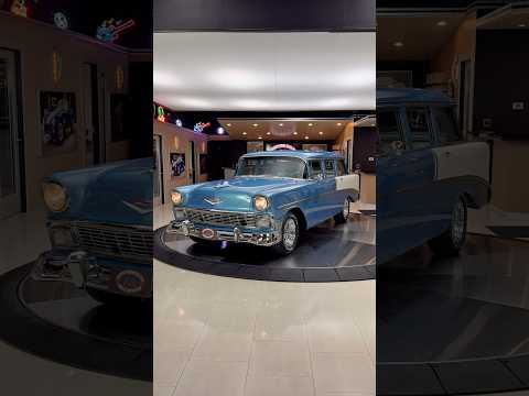 This beautiful 9 passenger 1956 Chevrolet 210 Beauville Wagon is Available Now!