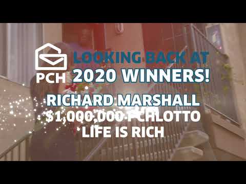 PCH Looking Back At 2020 Winners: Richard M. Wins $1,000,000.00 PCHlotto Life Is Rich!