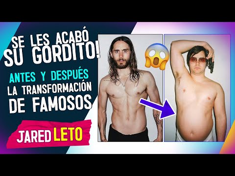 ¡JARED LETO subió 30 KILOS! - Antes y Después, la transformación de famosos.