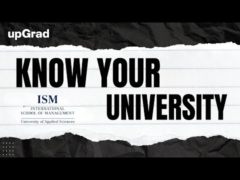 Know Your University ft. ISM