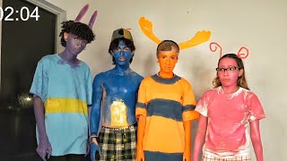 LOS BACKYARDIGANS EN LA CHOZA CON CARLOS ALBERTO 😱| Alondrissa, Rainelis & Alex