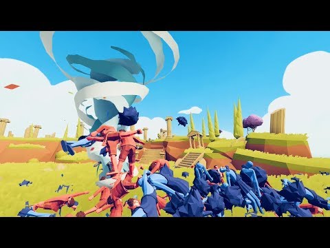 TABS - Cheerleaders Are Insane - Ranged Units Spam and Mace Spinner Tornado