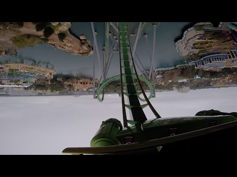 Incredible Hulk "Original Design" 60fps POV Roller Coaster Front Seat On Ride Universal Orlando IOA Video