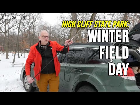 Winter Field Day: High Cliff State Park, WI - Ham Radio Q&A