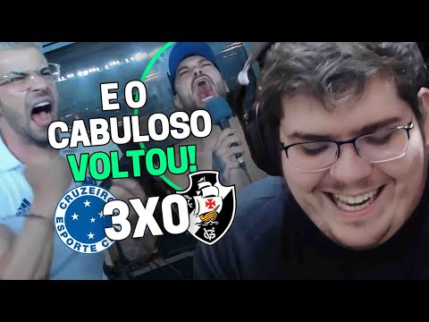 CASIMIRO REAGE: RÁDIO CRUZEIRO SPORTS - CRUZEIRO 3X0 VASCO (SÉRIE B 2022) | Cortes do Casimito