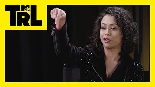 Liza Koshy & the 'Pitch Perfect 3' Cast Talk 2018 Resolutions | TRL Weekdays at 4pm