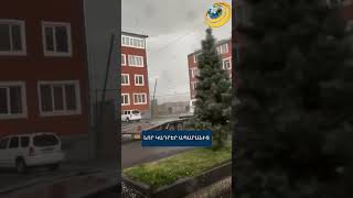 Նոր կադրեր Ապարանից #ապարան #պտտահողմ