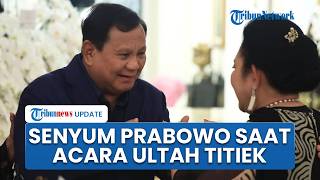 Hadiri Syukuran Ulang Tahun Titiek, Prabowo Diberi Potongan Tumpeng dan Foto Bareng Keluarga Cendana