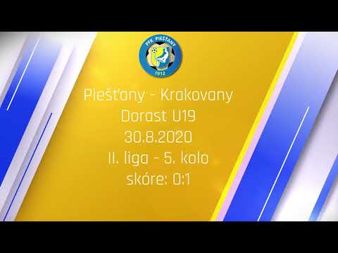 II. liga - 5. kolo Starší dorast U19: Piešťany - Krakovany 0:1