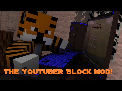 "YOUTUBECEPTION?!" | The Youtuber Blocks Mod | Minecraft Mod Showcases