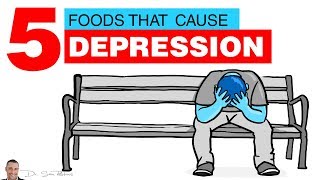 🧠 5 Common Foods That Cause Or Increase Depression - by Dr Sam Robbins
