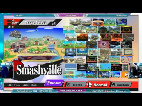 The Break Smash #344   SSB4 LF   LoF Blue VS LoF Hackoru