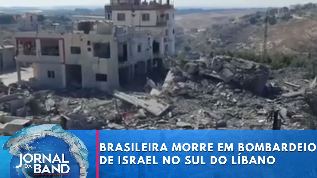 Brasileira morre em bombardeio de Israel no sul do Líbano | Jornal da Band