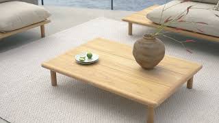 Apple Bee Sling XL Loungeset 260x327 cm - Incl Tafel – BEE WETT® nr.2 – Rechts Lang