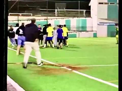 Pelea fútbol base en Fuerteventura, Islas Canarias. Cadete interinsular. Clubes 35600 vs Gáldar