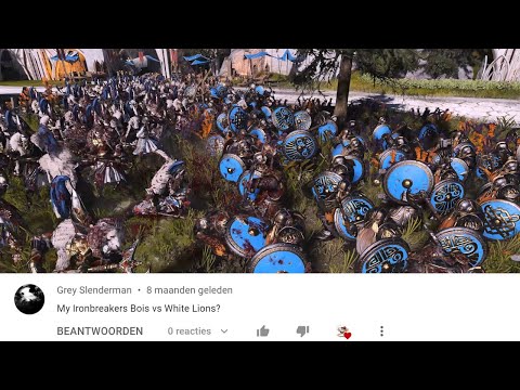 White Lions of Chrace VS Ironbreakers | Total War: Warhammer 3