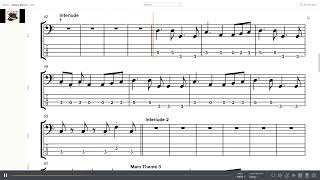 Cake - Mahna Mahna Bass Tab