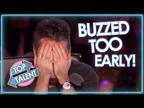 Judges BUZZ TOO EARLY On Britain's Got Talent! | Top Talent