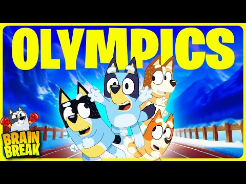 🥇Olympics with Bluey 🥇 Winter Brain Break for Kids 🥇 Just Dance 🥇 Danny Go