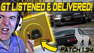 😍 GT7: 3 NEW CARS.. SECRET Parts... and BUY YOUR ENGINES!!!... Patch 1.34 || Gran Turismo 7