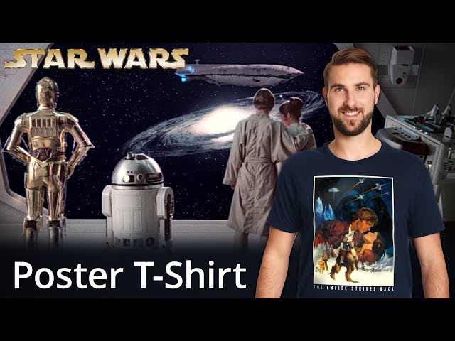 Vídeo relacionado con Star Wars The Empire Strikes Back Retro 80s Poster Camiseta