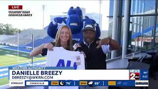 MTSU Welcomes News 2's Danielle Breezy to Campus on First Day of Classes