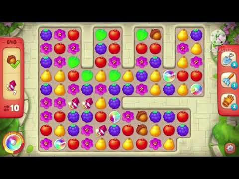 How to beat Level 840 of Gardenscapes?