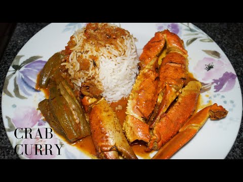HOW TO MAKE CURRY CRAB | KAIETEUR COOKS