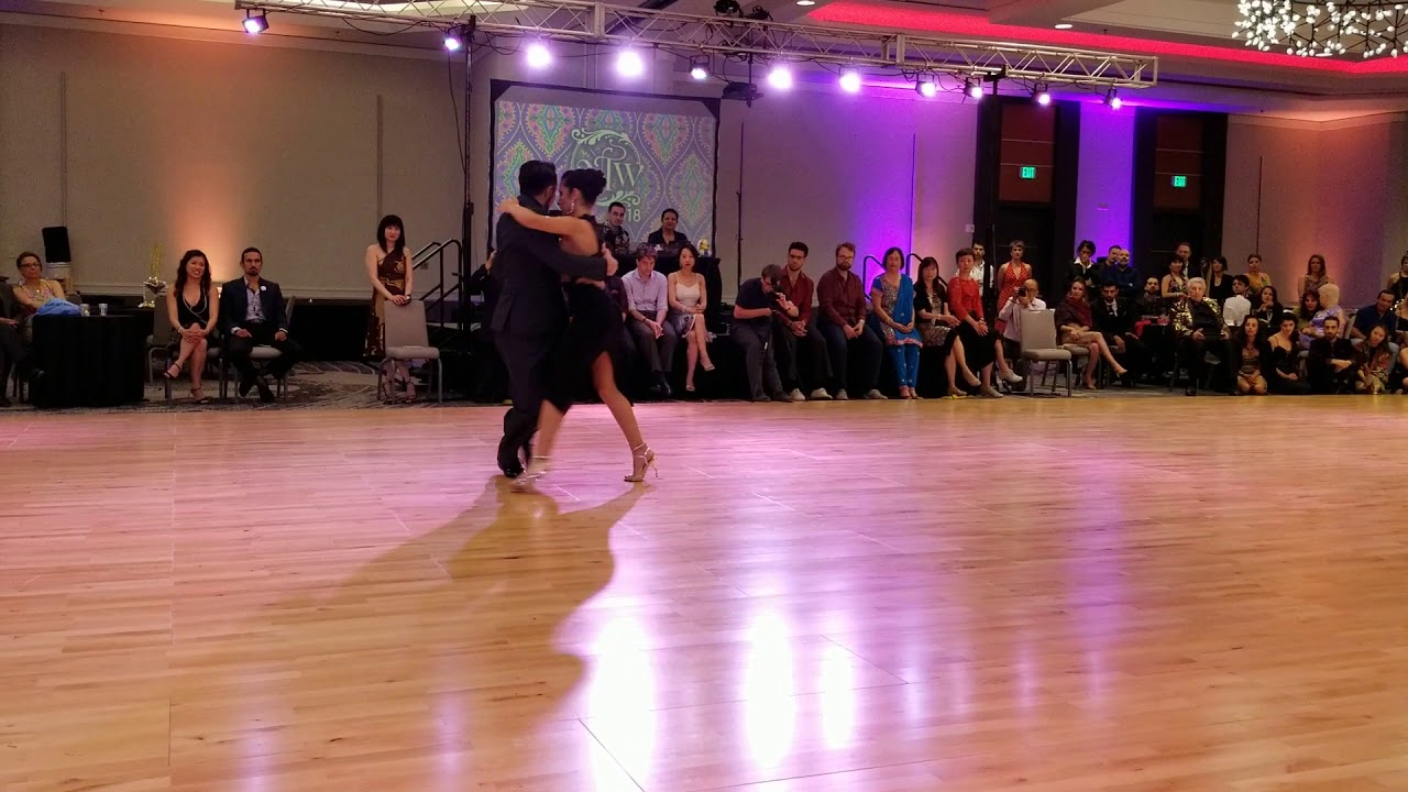 Performance by Clarisa Aragon & Jonathan Saavedra at Nora's tango week on July 1, 2018