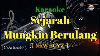 Download lagu Sejarah Mungkin Berulang - New Boyz | Karaoke Nada Rendah (Lirik) Slow Rock Malaysia mp3