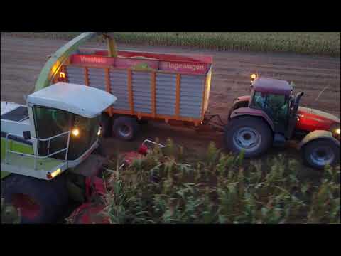 Koszenie kukurydzy 2019!!!John Deere 6155m&Case&Claas Jaguar 860