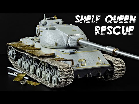 Saving This Conqueror Mk.2 Shelf Queen - By Destroying It! (Dragon 1/35)