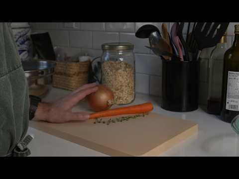 ASMR Cooking - Pea Soup with Bacon