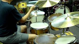 Video thumbnail for Mehmet Mikael Z. 20" Tribute Ride & Skiba Modified Masterwork 22" Ride by Boston Drum Center