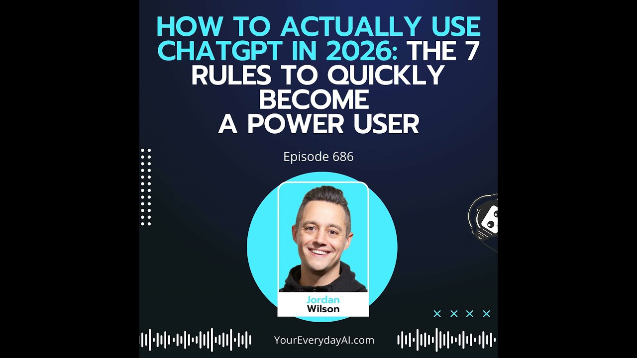 How to actually use ChatGPT in 2026: The 7 rules to quickly become a power user