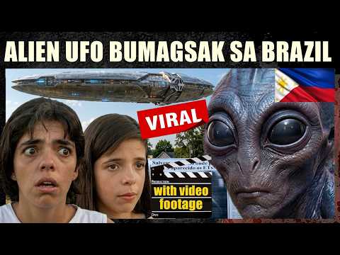 GRABE! UFO Nag Crash Landing sa Brazil | Actual Alien Footage
