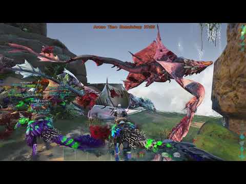 Ark Crystal Isles Alpha Queen Wyvern Boss Fight