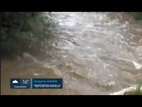 Juquiazinho na Rede Globo com imagens do Repórter Favela