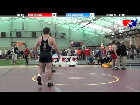 Josh Dziewa vs. Nick Dardanes at 2013 ASICS University Nationals - FS