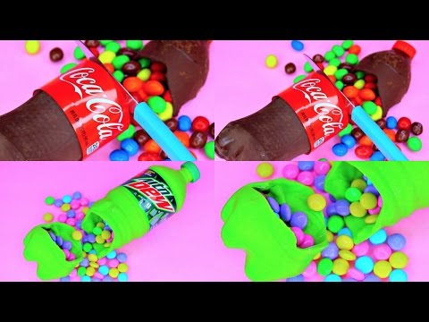 Chocolate Coca Cola & Mountain DEW Bottle Surprise!