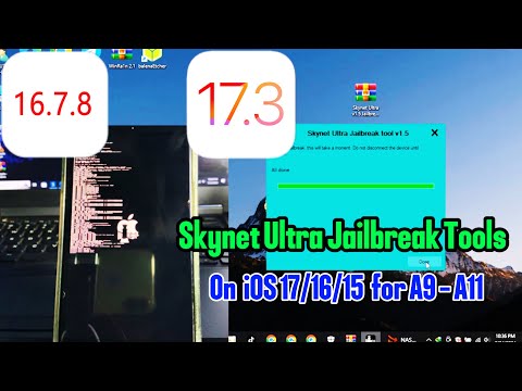 Skynet Ultra Tools Jailbreak iOS 17.2/16.7.8/15.8.2 got successful | Not required Flash Boot