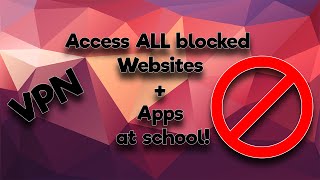 Access ALL blocked Websites and Apps at school using ANY iOS device! (No Jailbreak)