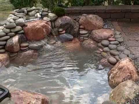 Patio Koi Pond Water Garden Installation in Basking Ridge, NJ