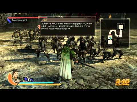 Let's Play Dynasty Warriors 8 [German/Chaos] part 1 Tutorial - Auch Liu Bei fing mal klein an